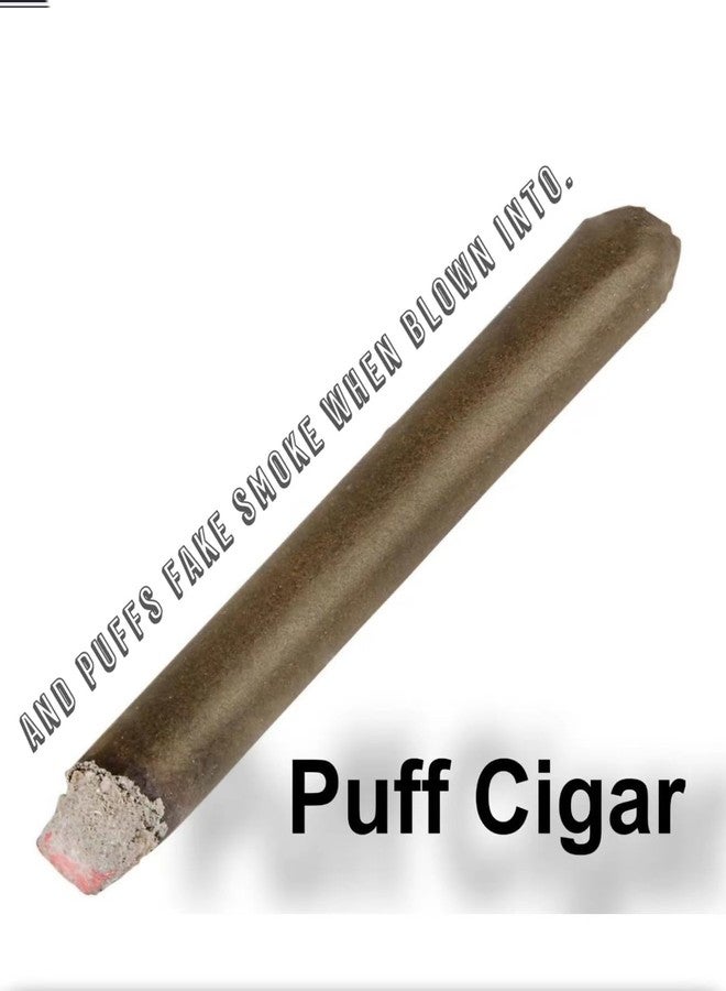 CLESEN Puff Cigar 4.5 Inch(2 Pack),That Blow Smoke,Durable ，Realistic,Ideal for Themed Parties,Prop for Prank, Halloween Costume, Movie, Or Theater Play Tricky Fun Gag Cool Toy, - Image 5